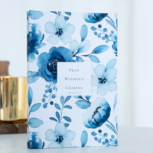 Floral "Pray Without Ceasing" Application Study Journal