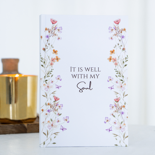 Floral "It Is Well" Application Study Journal